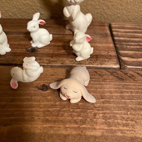 Vintage Bunny Family set of 5 - Picture 6 of 12